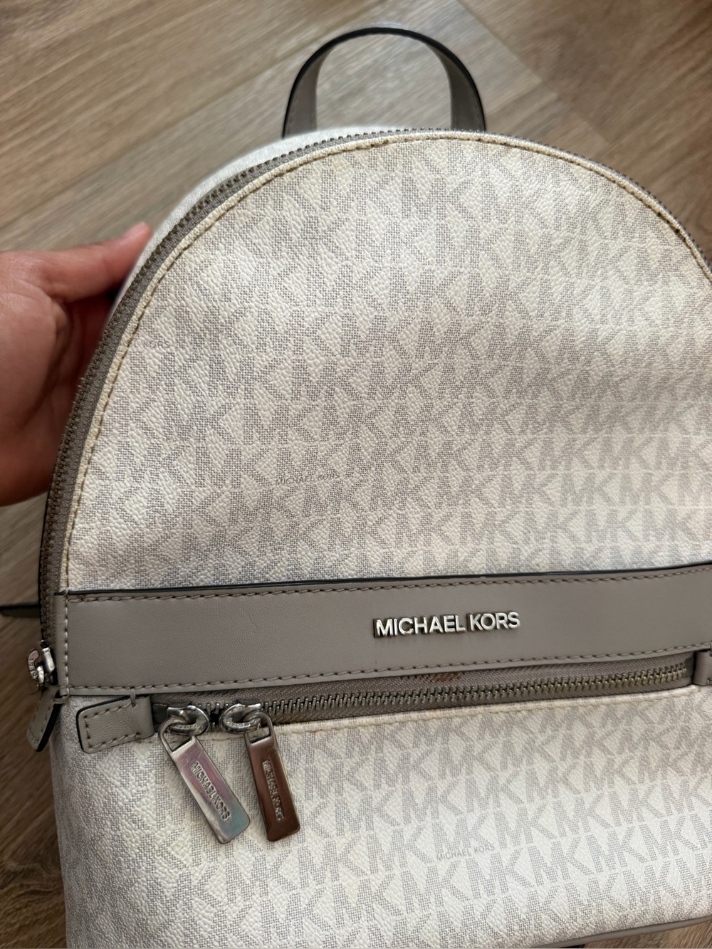 Michael Kors Kenly Medium Logo Backpack - Picture 2 of 5